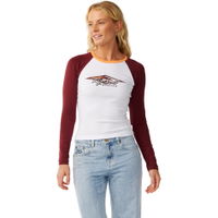 Womens Island Dreams Raglan Long Sleeve T-shirt